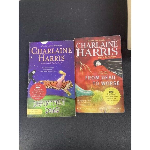 Charlaine Harris Box Set Lot of 9 SOOKIE STACKHOUSE True Blood Book series! - Picture 5 of 11